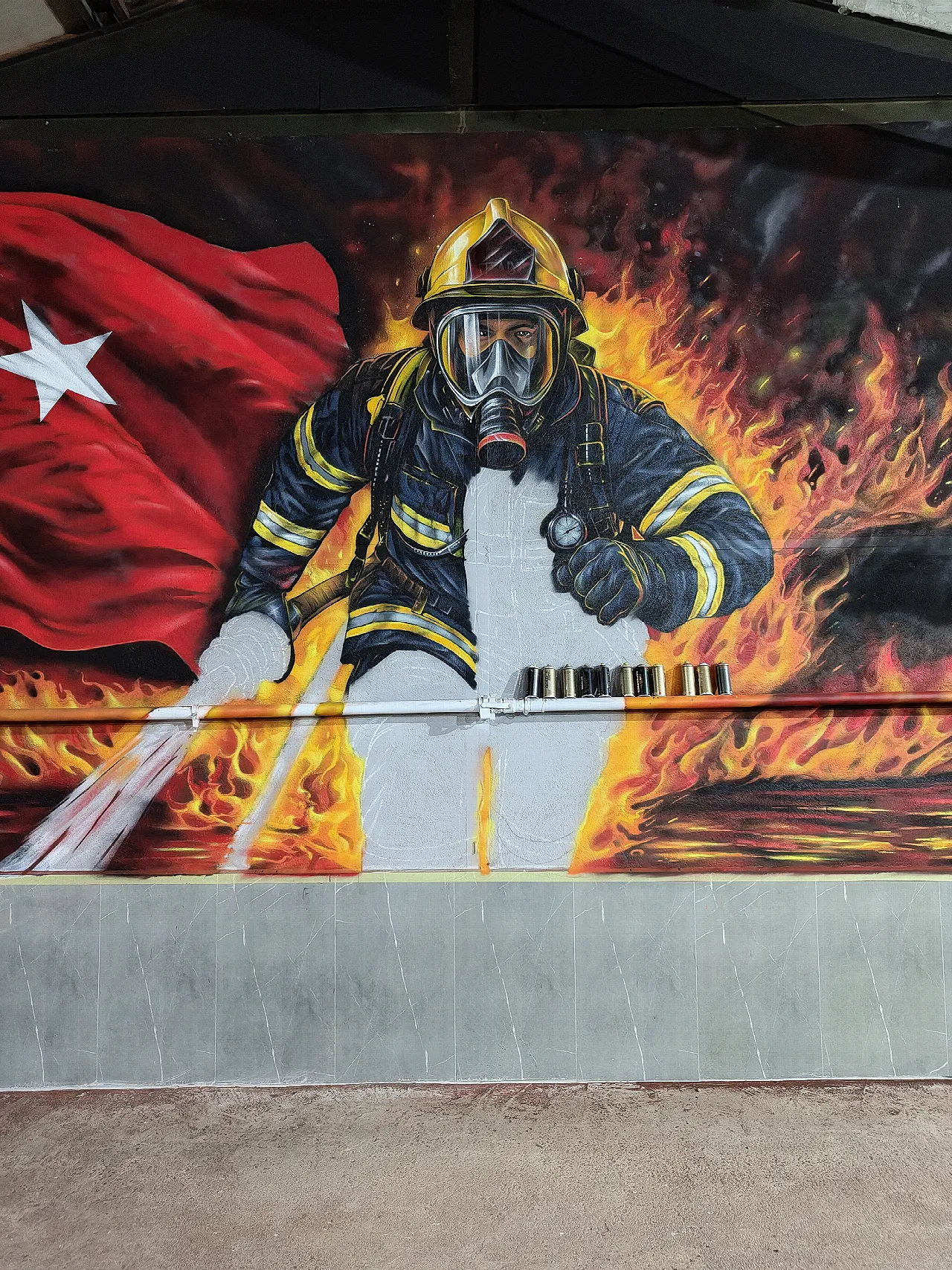 Bozüyük İtfaiye Graffiti