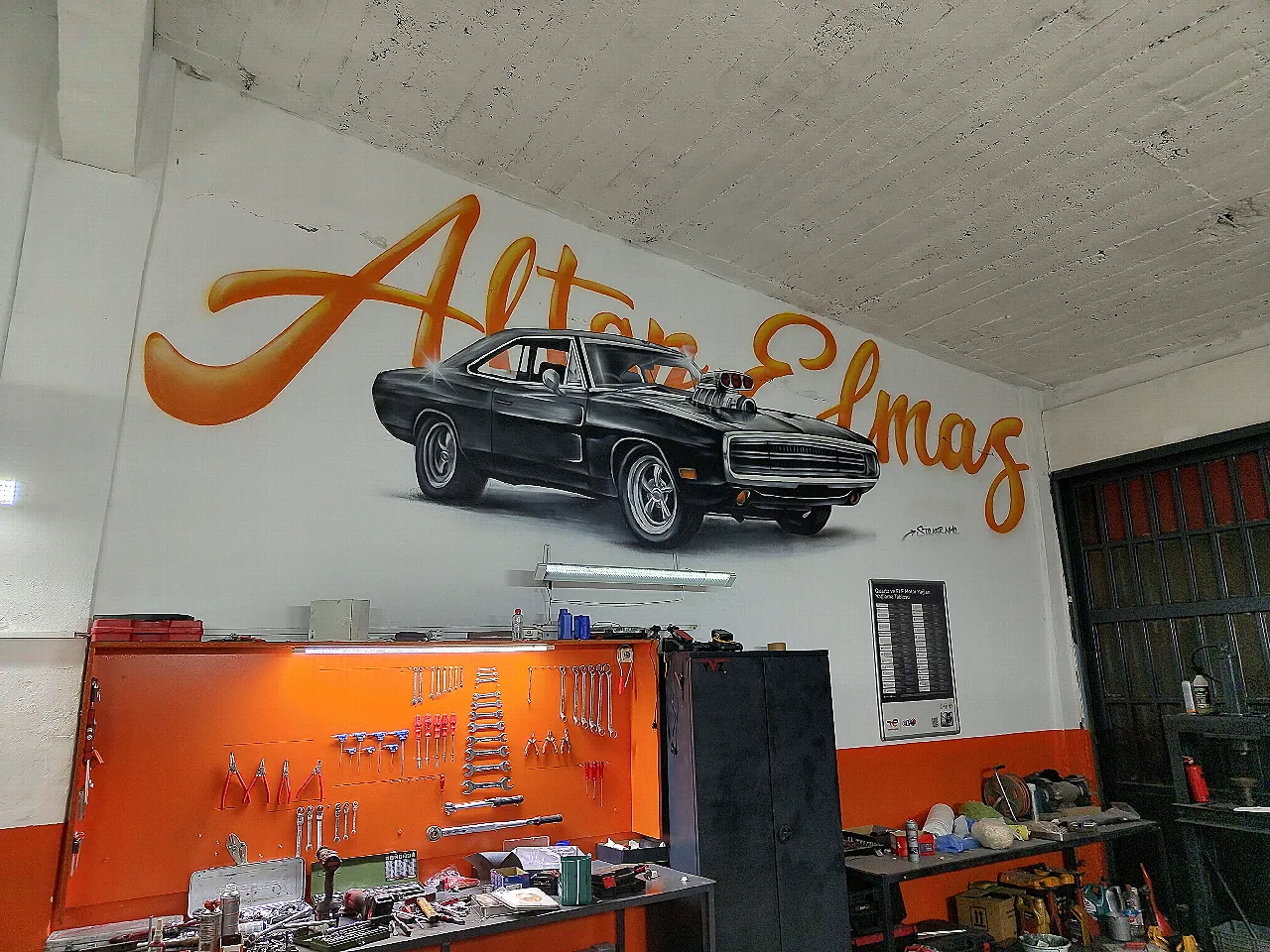 Araba Graffiti Çalışması