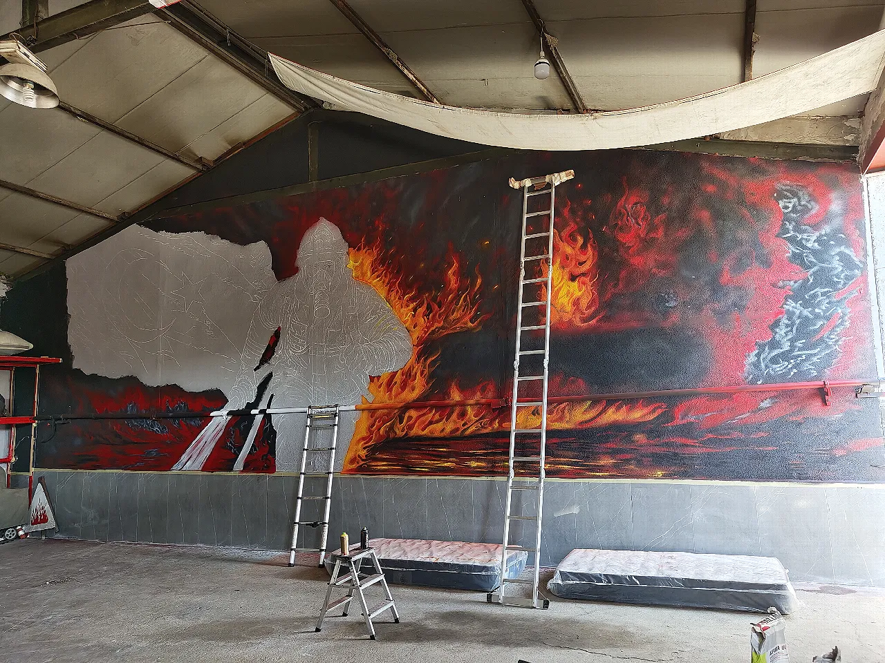 Bozüyük İtfaiye Graffiti